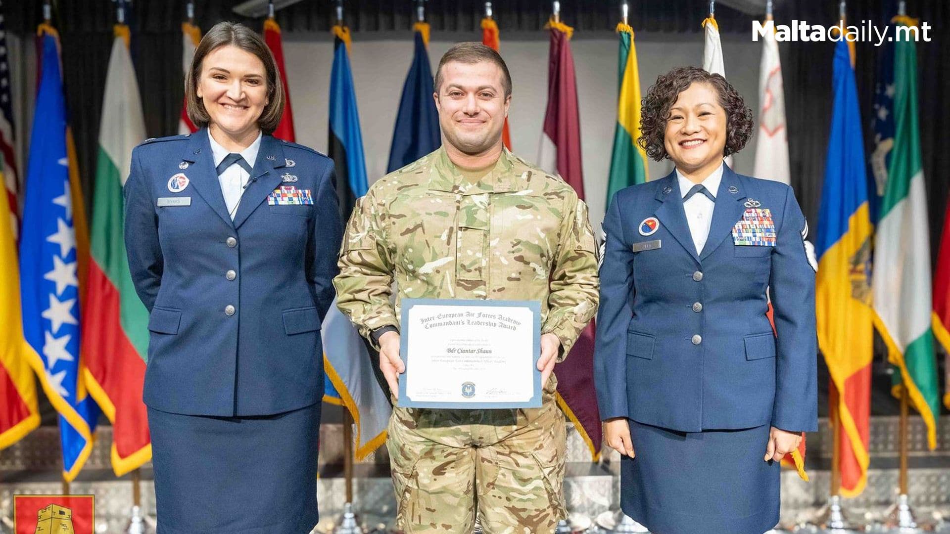 Bombardier Shaun Ciantar Completes Prestigious International Course