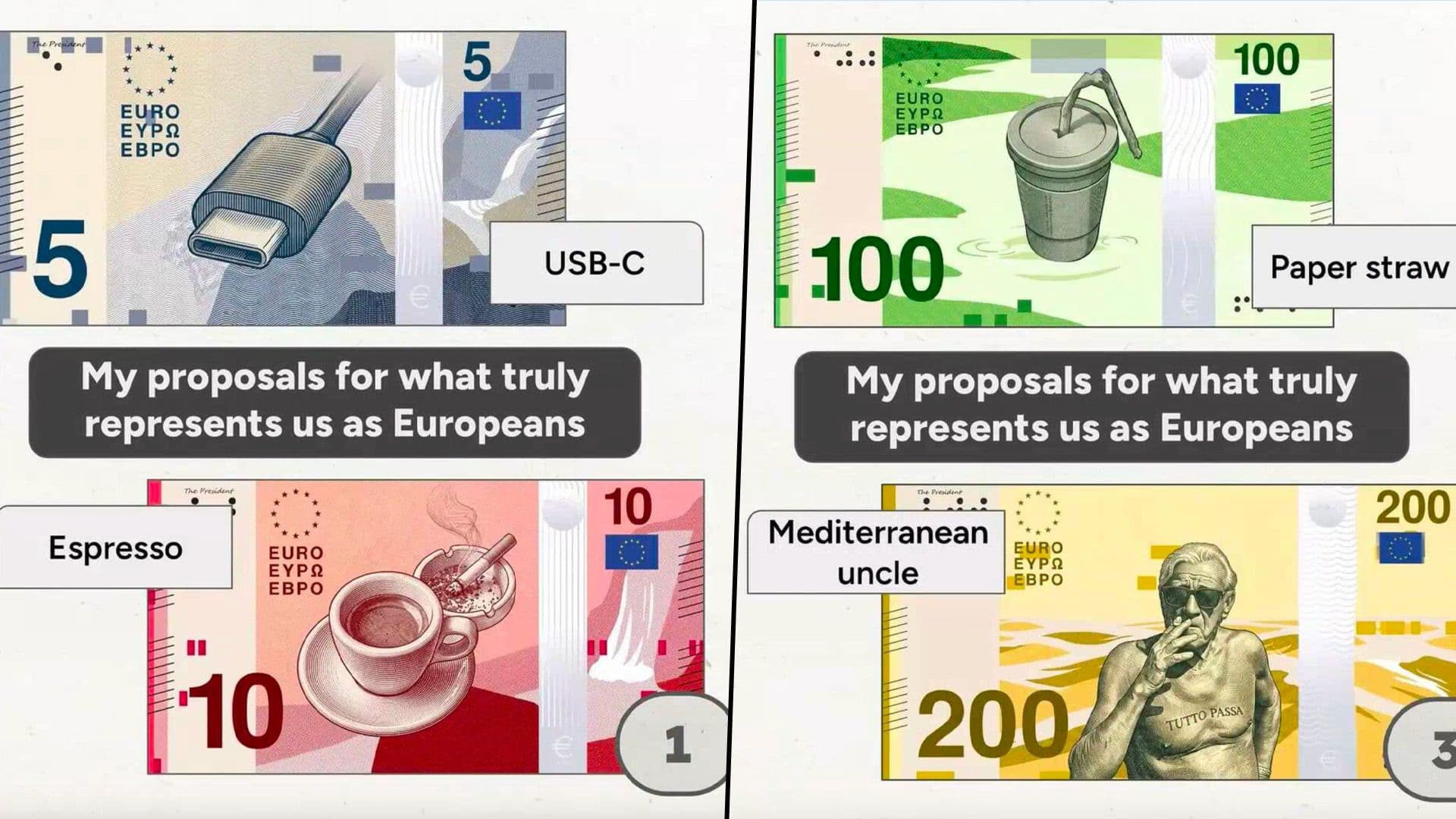 The Euro Bank Notes That Truly Represent The European Experience, Says Tiktoker