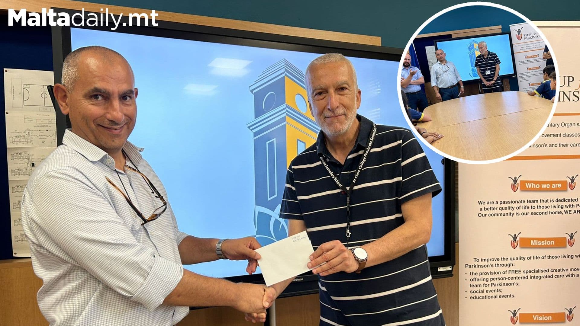 Pembroke Secondary School’s St. Clare College Raises €810 to Support Parkinson’s