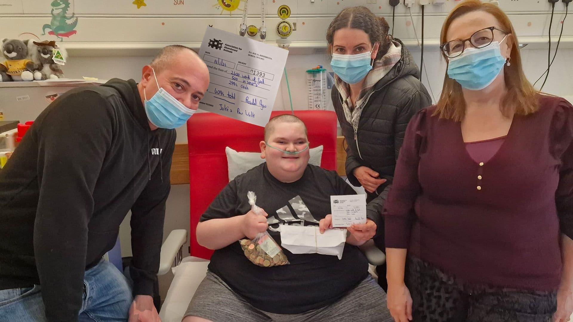 Jake Vella’s ‘Paw Walk’ Raises €6,094 for Association for Abandoned Animals