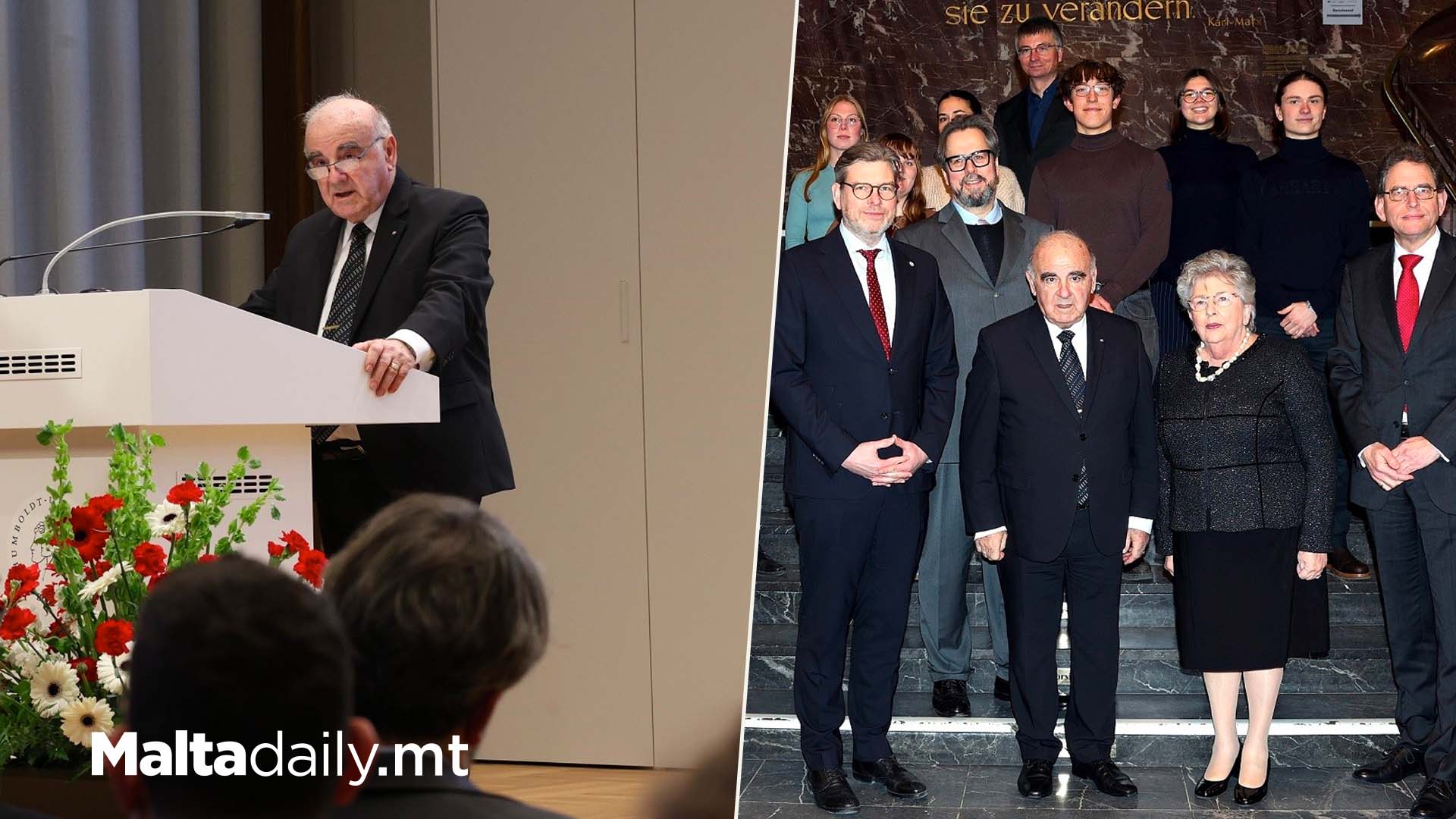 President of Malta Delivers Speech At Berlin’s Humboldt University