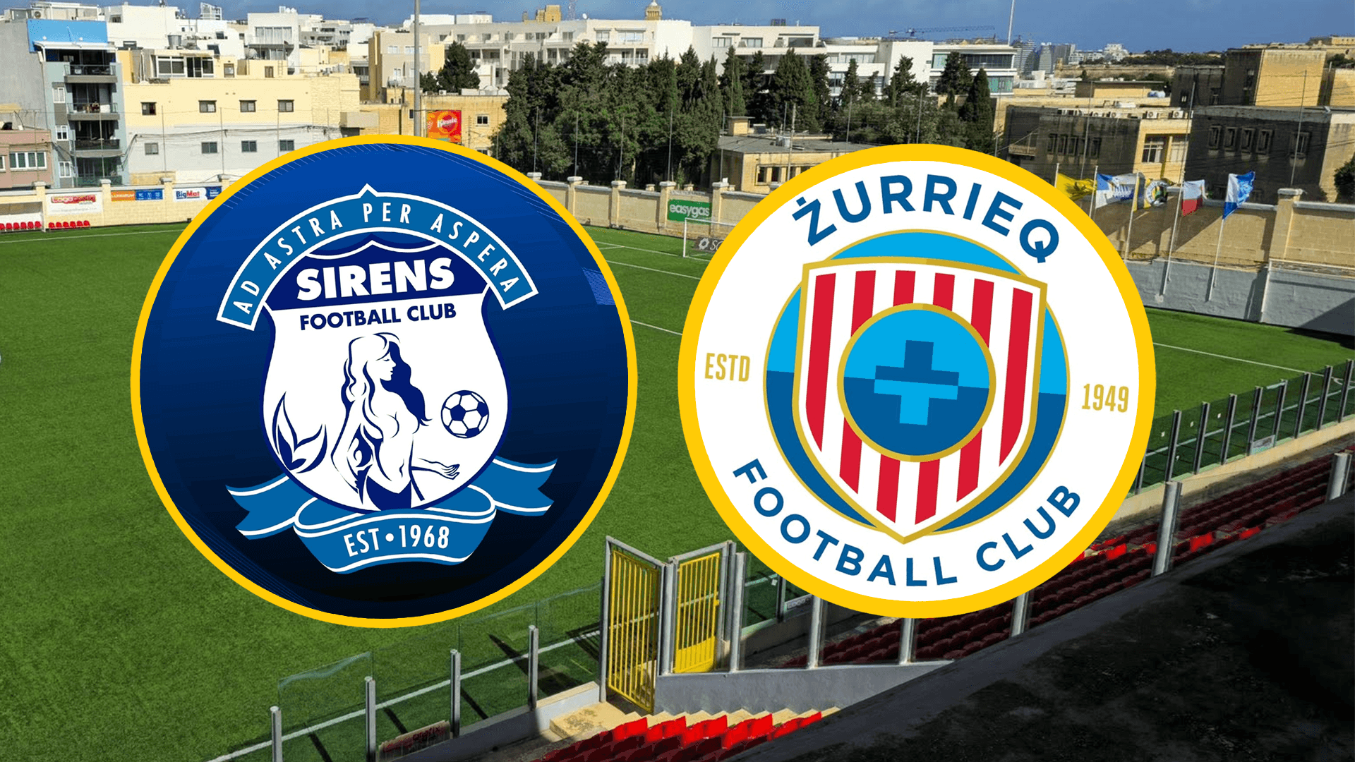 Sirens and Żurrieq Clash In Second Victor Tedesco Stadium Fixture