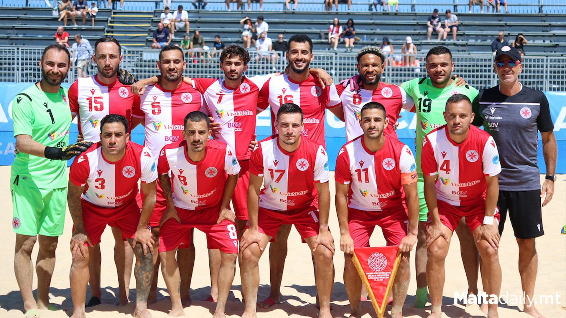 Malta Qualifies for Euro Beach Soccer League Superfinal