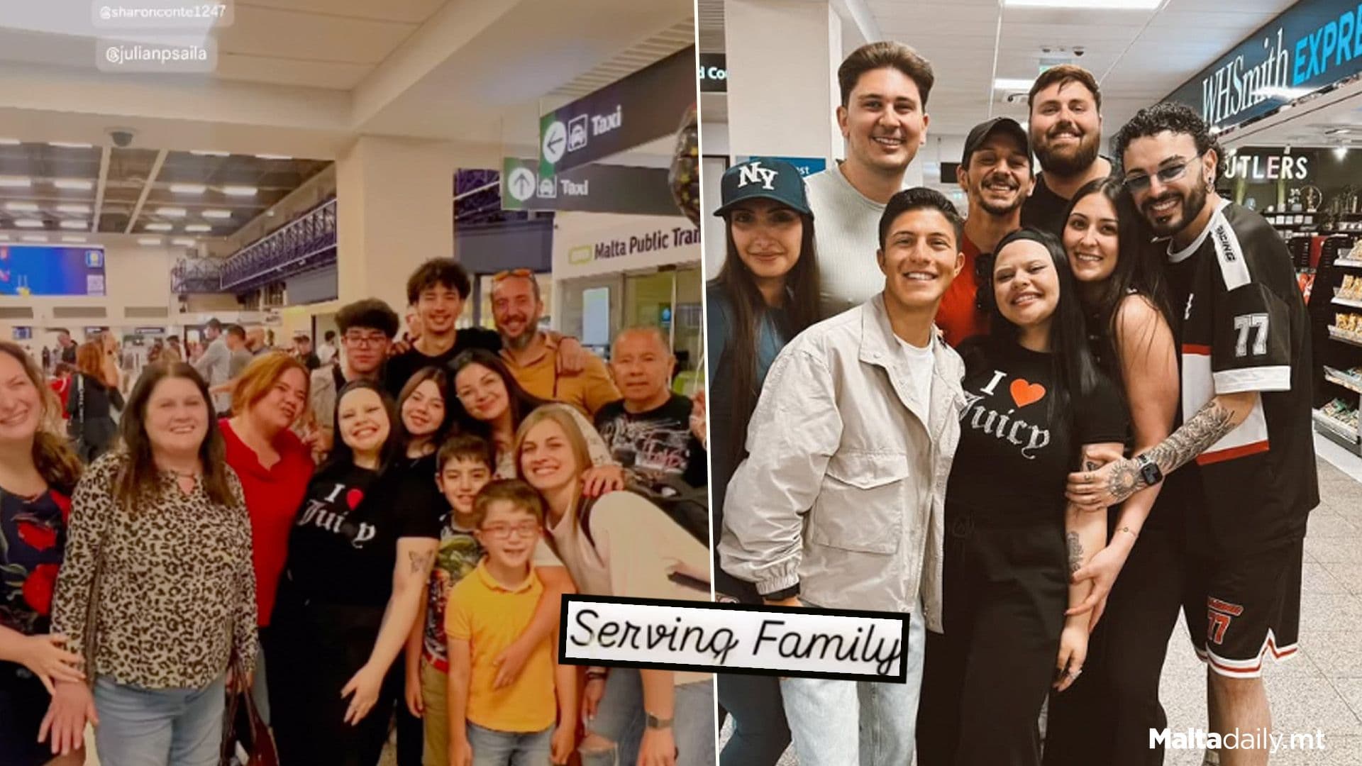 Miriana Conte Reunites With Family & Friends At Airport