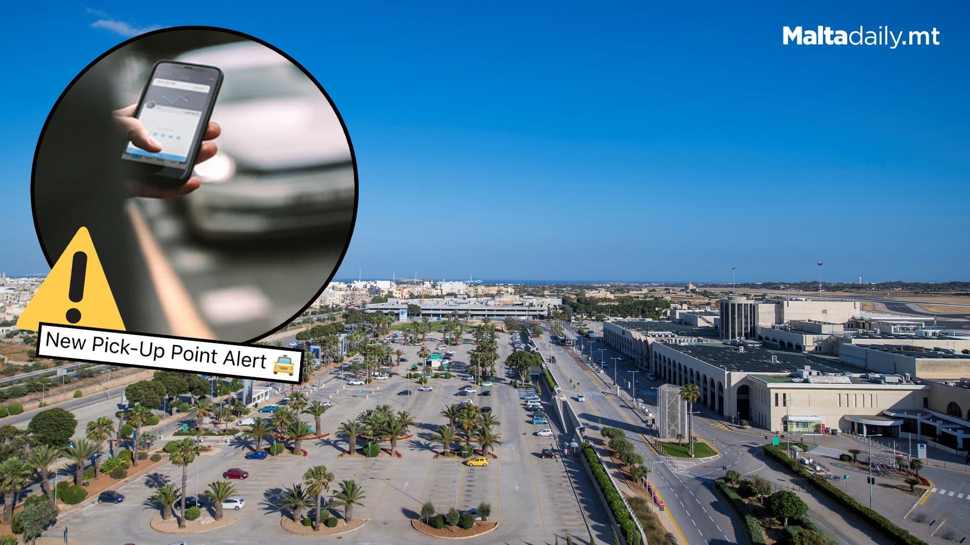 New Airport Pick-Up Point Announced