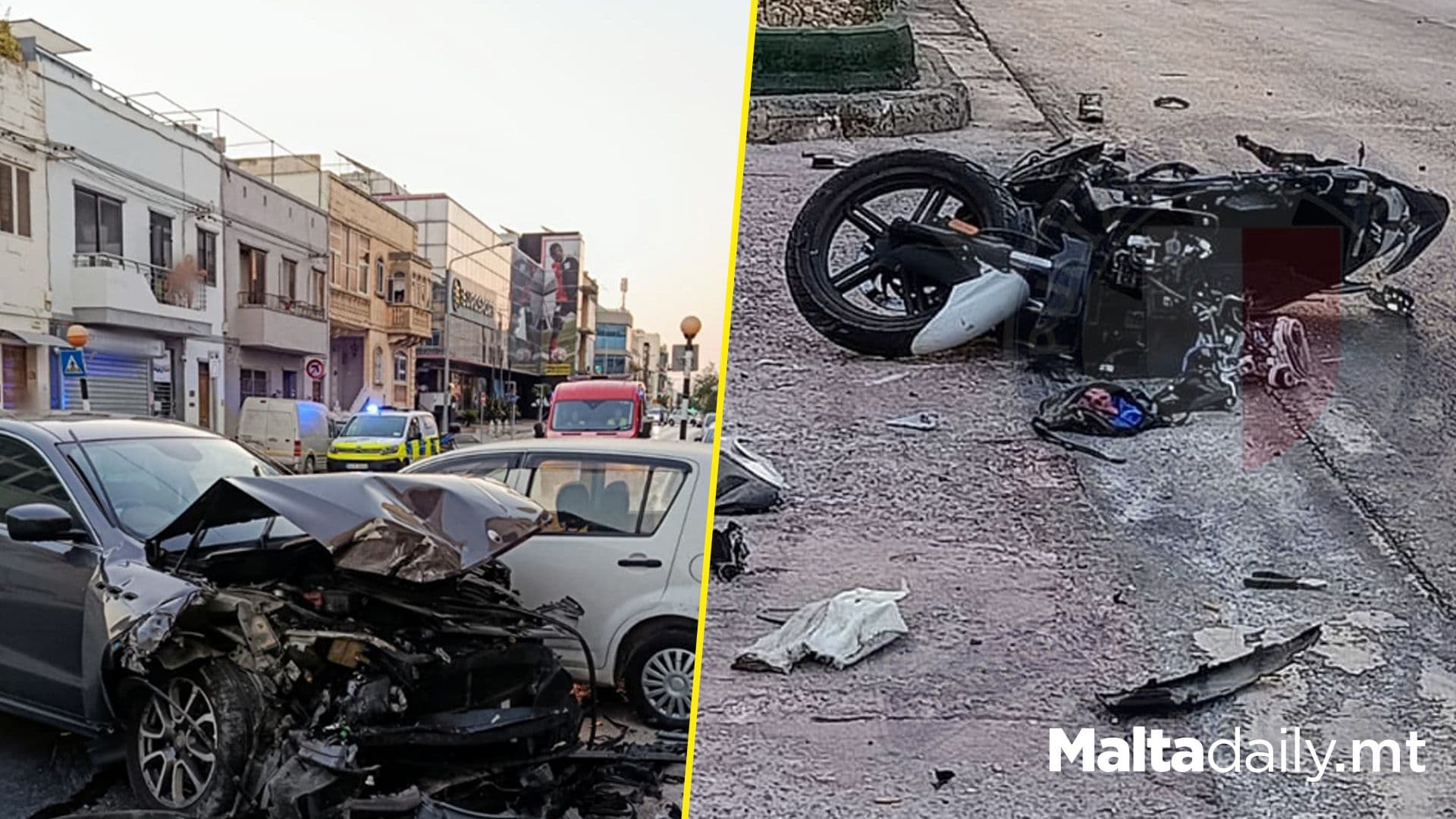 17-Year-Old From Qormi Arrested Over Car Crash In Triq Salvu Psaila