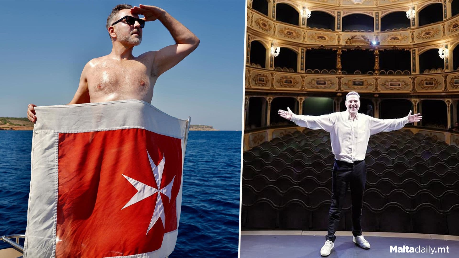David Walliams Shares Photos From Recent Malta Stay