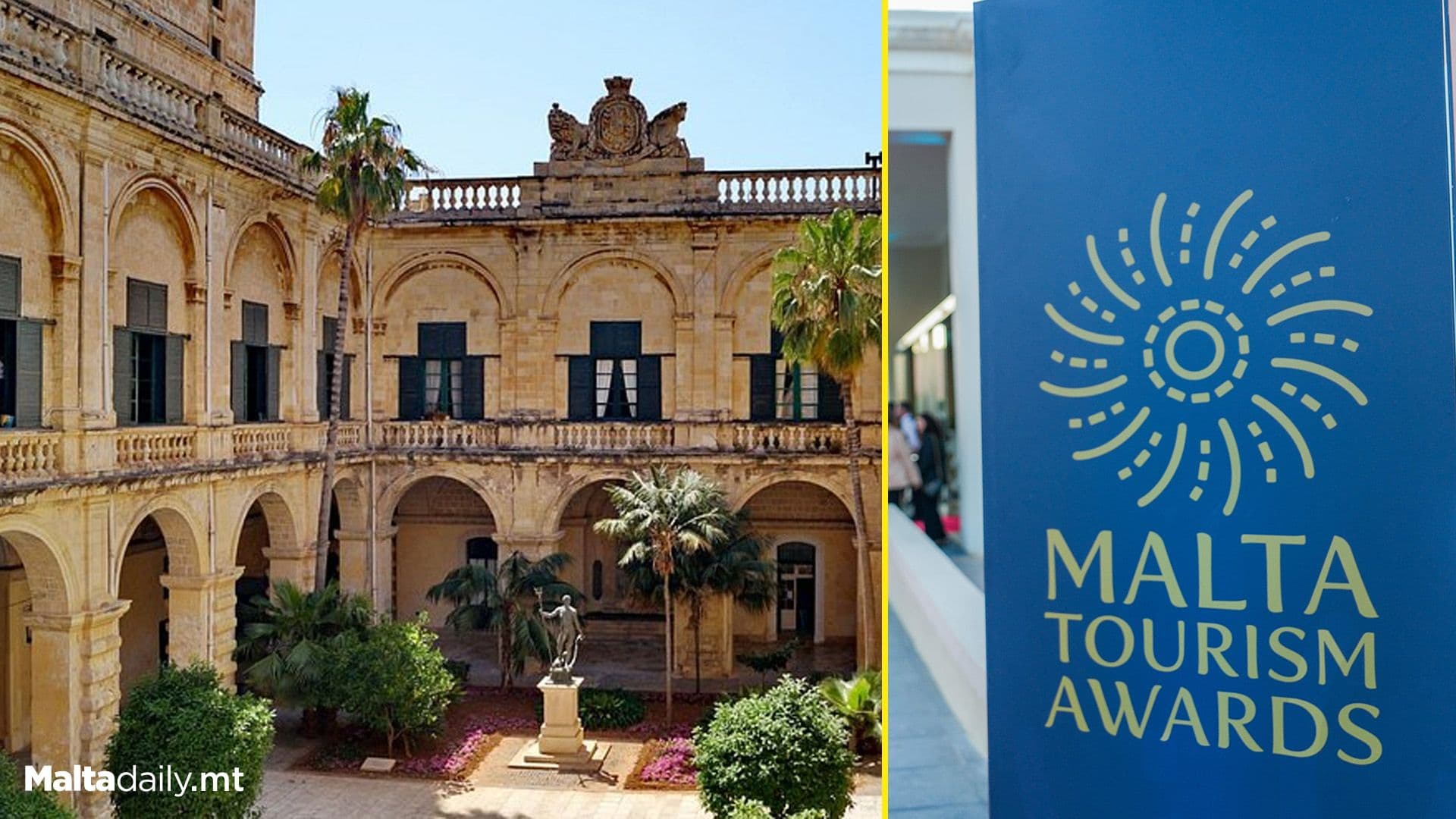 Grand Master’s Palace Honoured As Best Visitor Attraction At First Edition Of Malta Tourism Awards