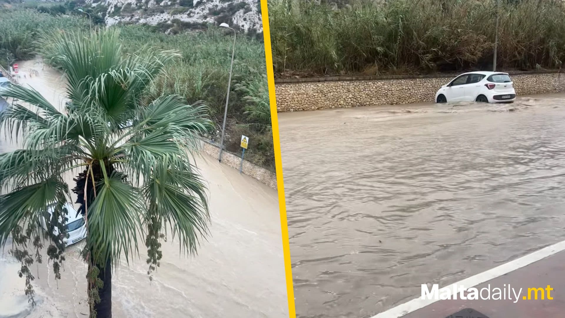 Watch: Malta Hit with Storm As Thunder And Heavy Rain Sweep the Islands