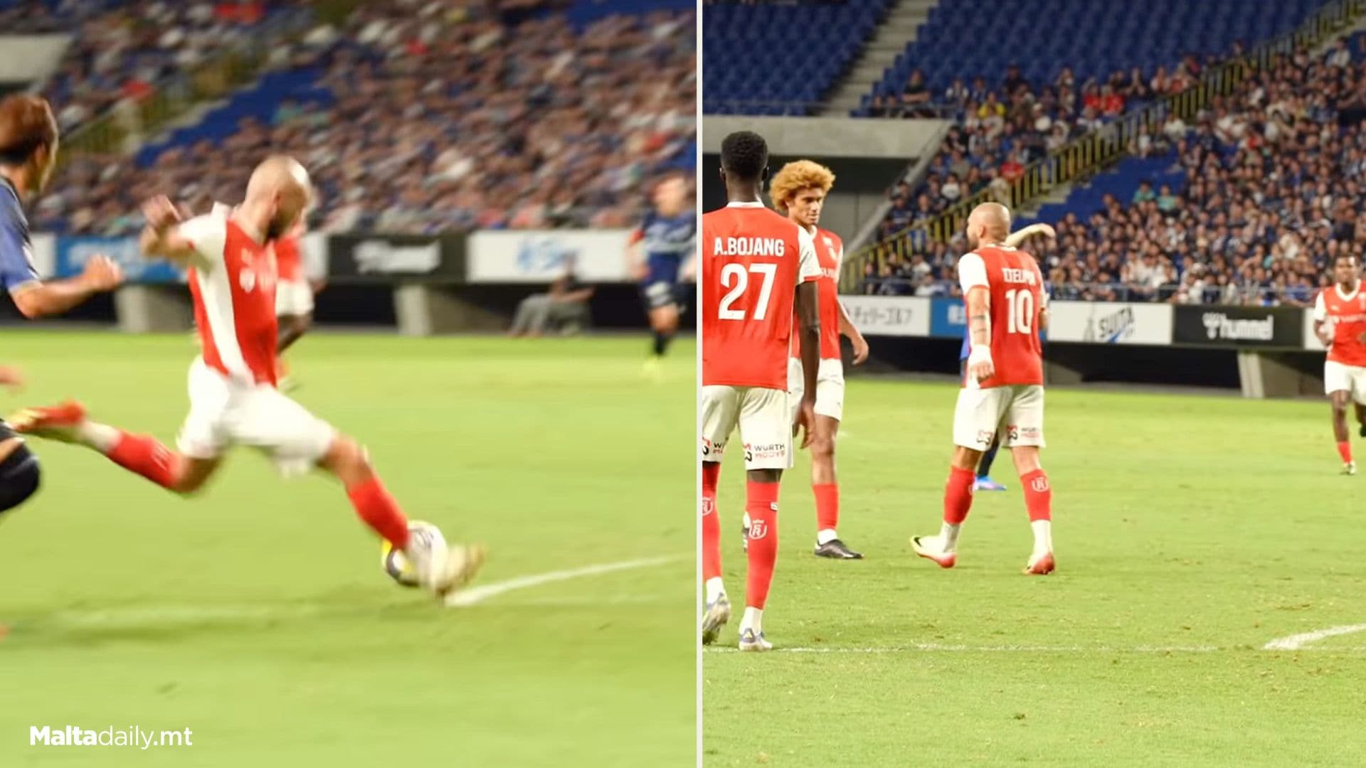 Teddy Teuma Scores Stunning Goal Against Gamba Osaka