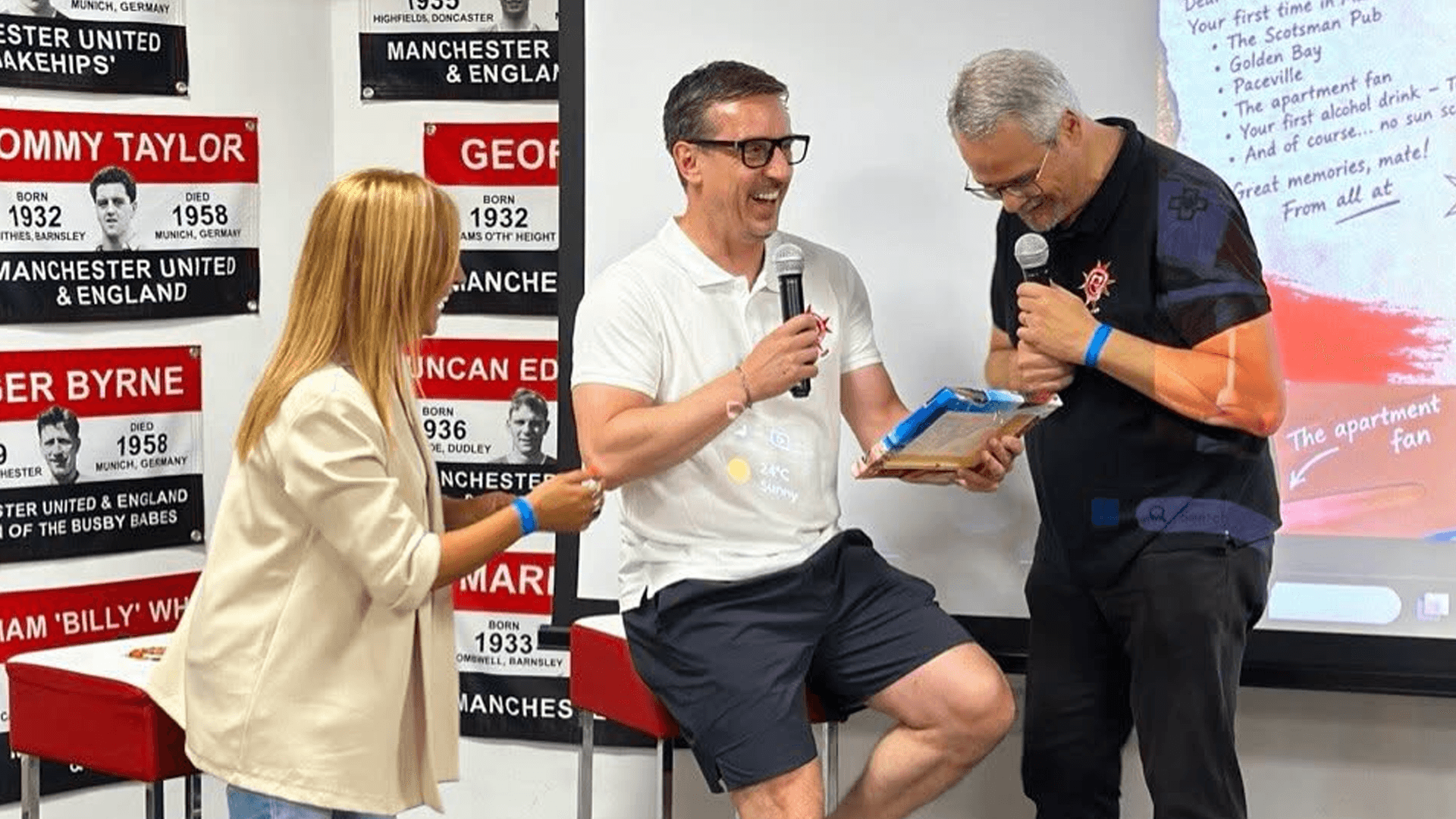 Manchester United Legend Gary Neville Visits Manchester United Supporters Club Malta