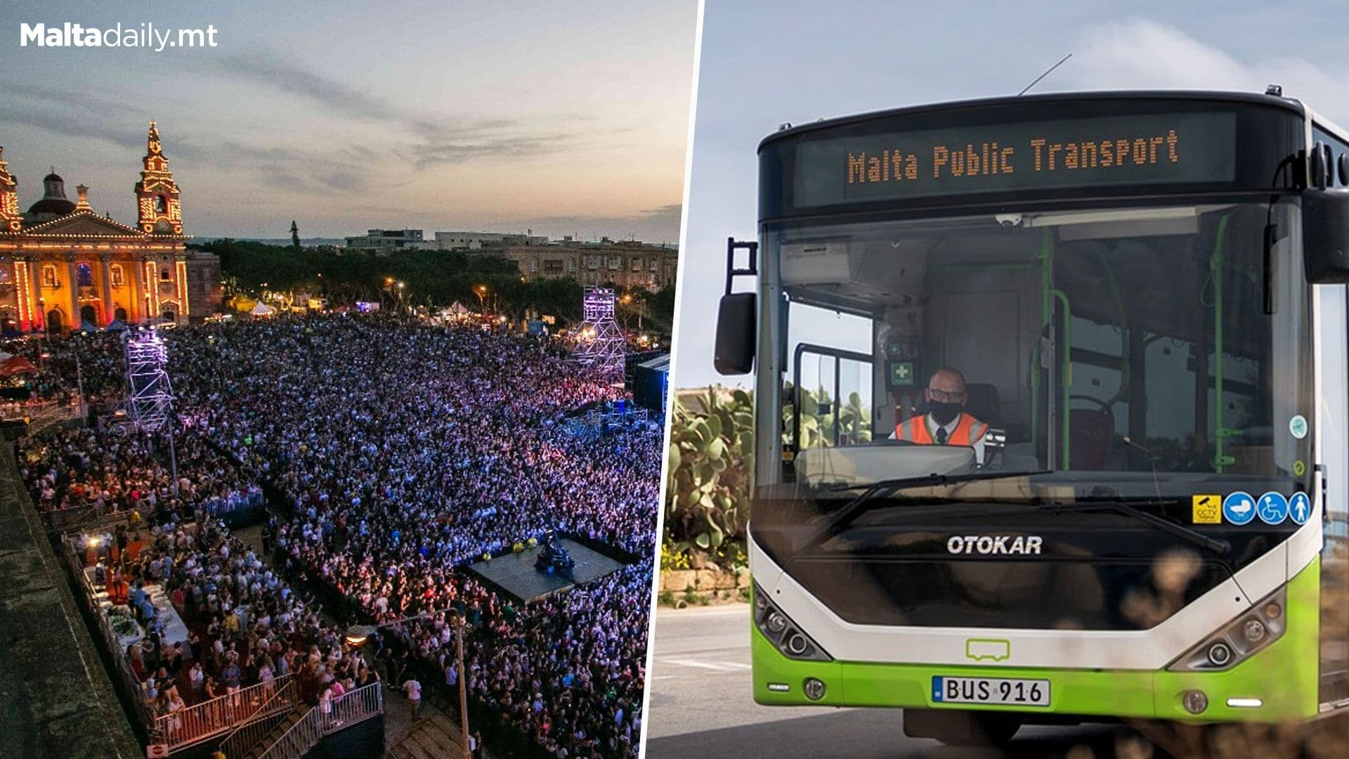 Malta Public Transport Announces Special Services For Isle of MTV 2024