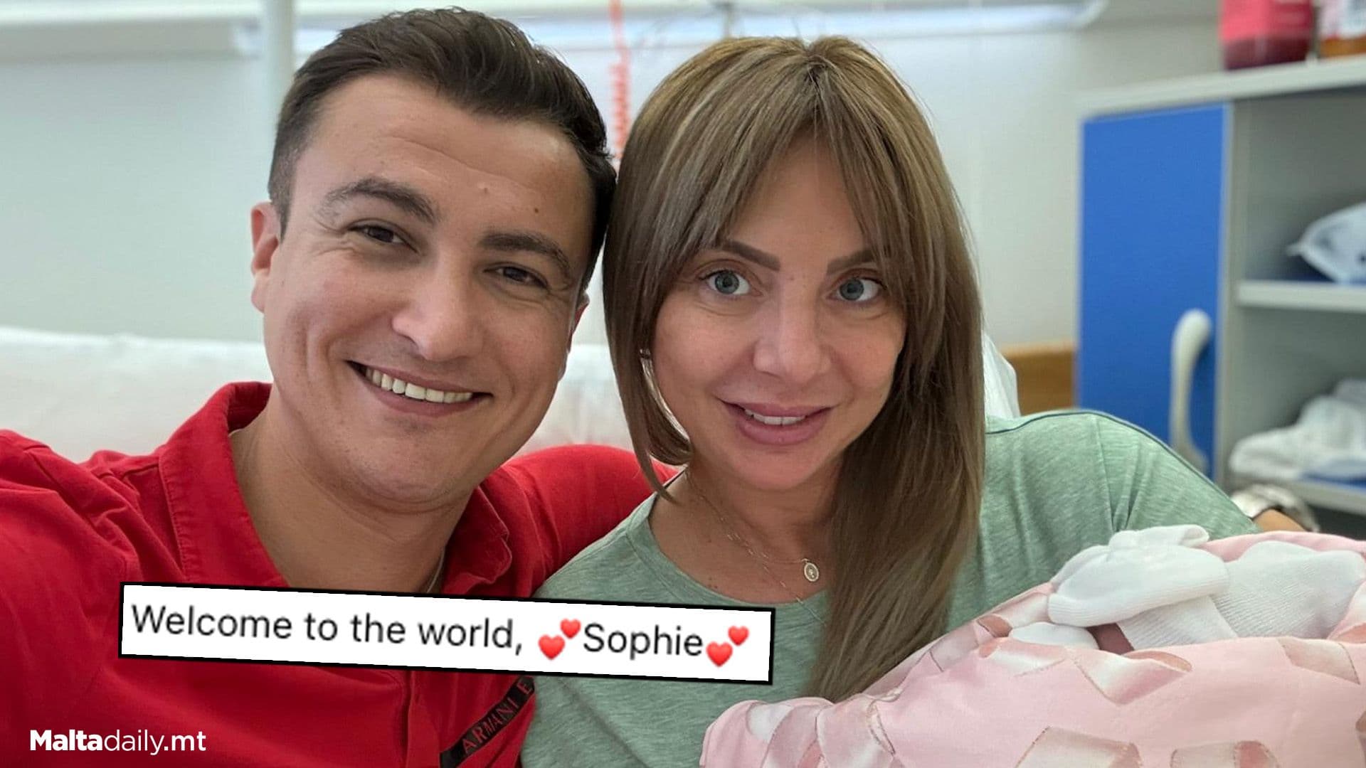 Minister Silvio Schembri & Wife Welcome Baby Sophie