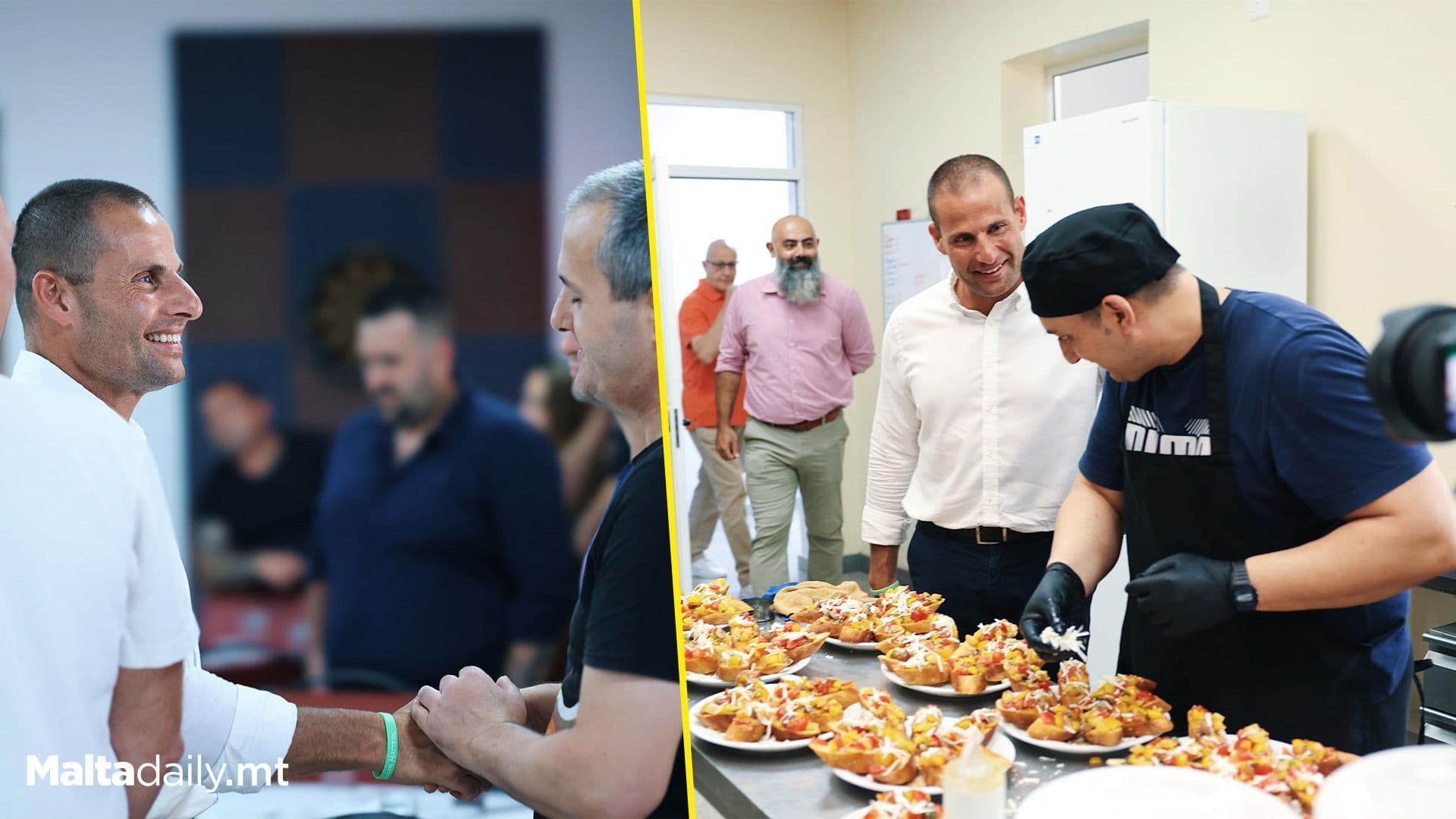Prime Minister Shares Meal With Residents And Staff At Santa Marija Community Rehabilitation Centre