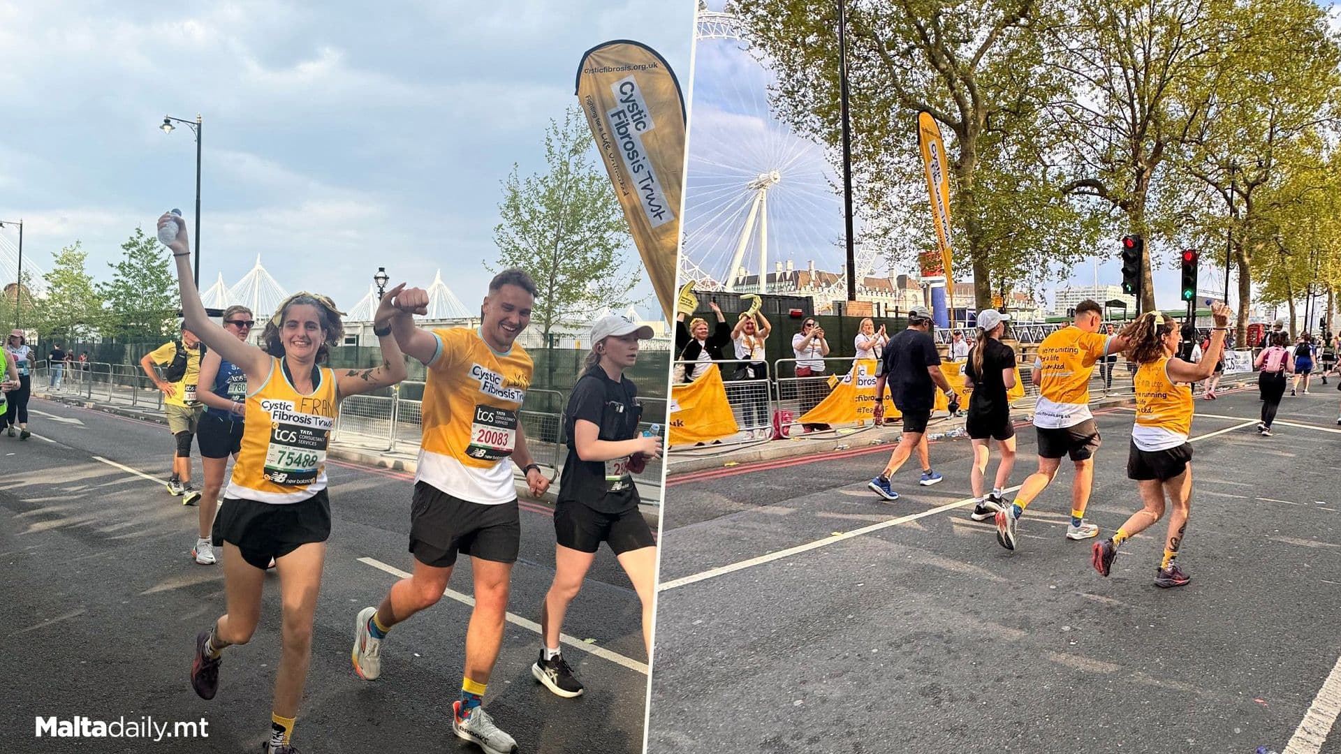 Maltese With Cystic Fibrosis Completes London Marathon’s 42.2km