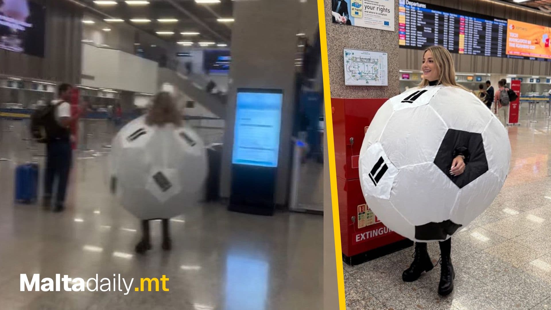 Jacqui Losco Wears Lotto Malta Outfit as Her Hens Party Takes Off