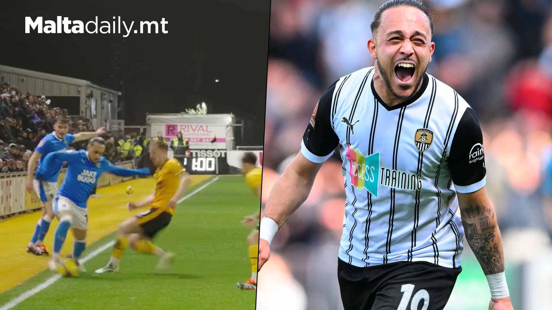 Jodi Jones’ Incredible Goal Assist For Notts County