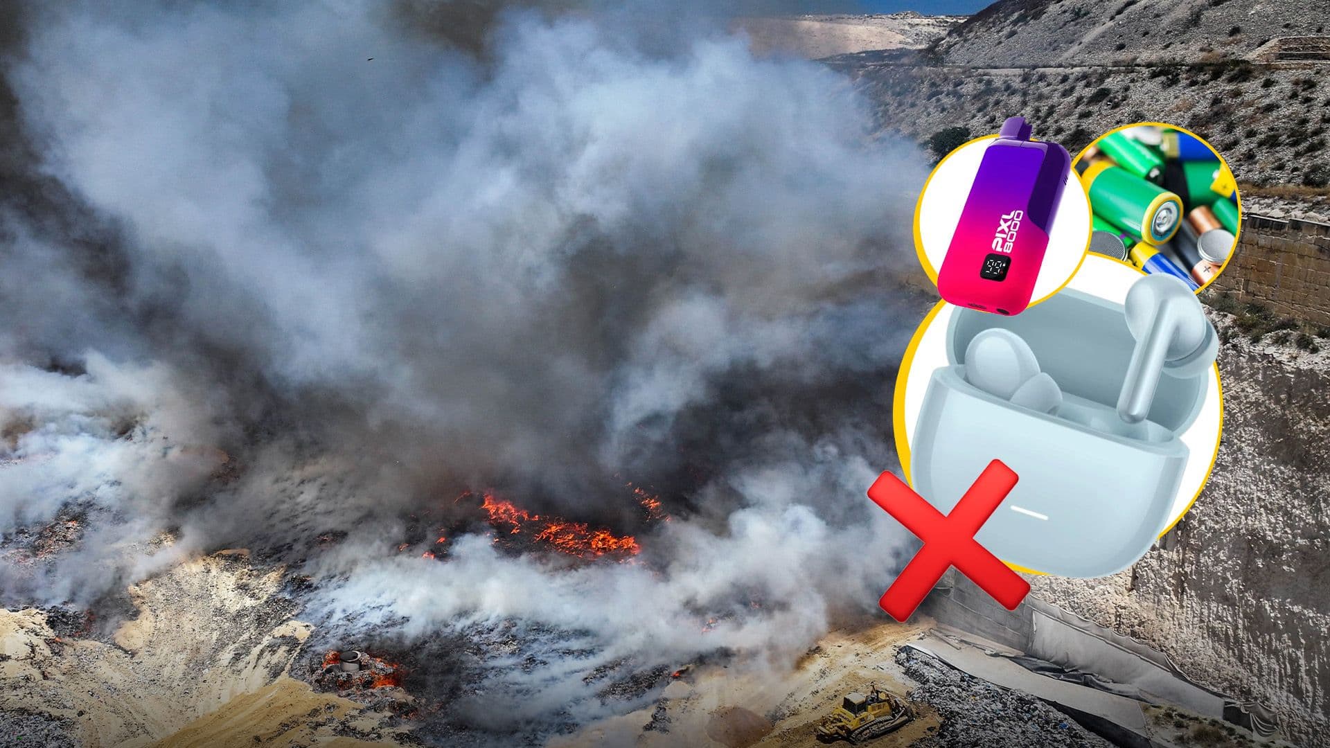 Old Vapes, Earbuds & Electronics Don’t Belong In Your Waste Bag: Here's Why