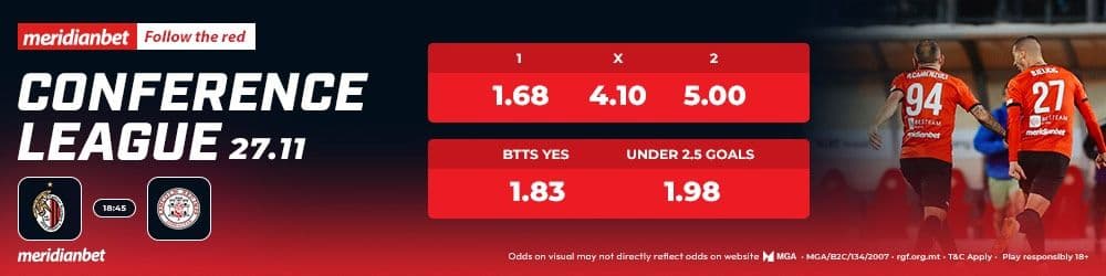 Meridianbet Match Focus: Spartans Eye First European points In Ħamrun-Lincoln RI Clash