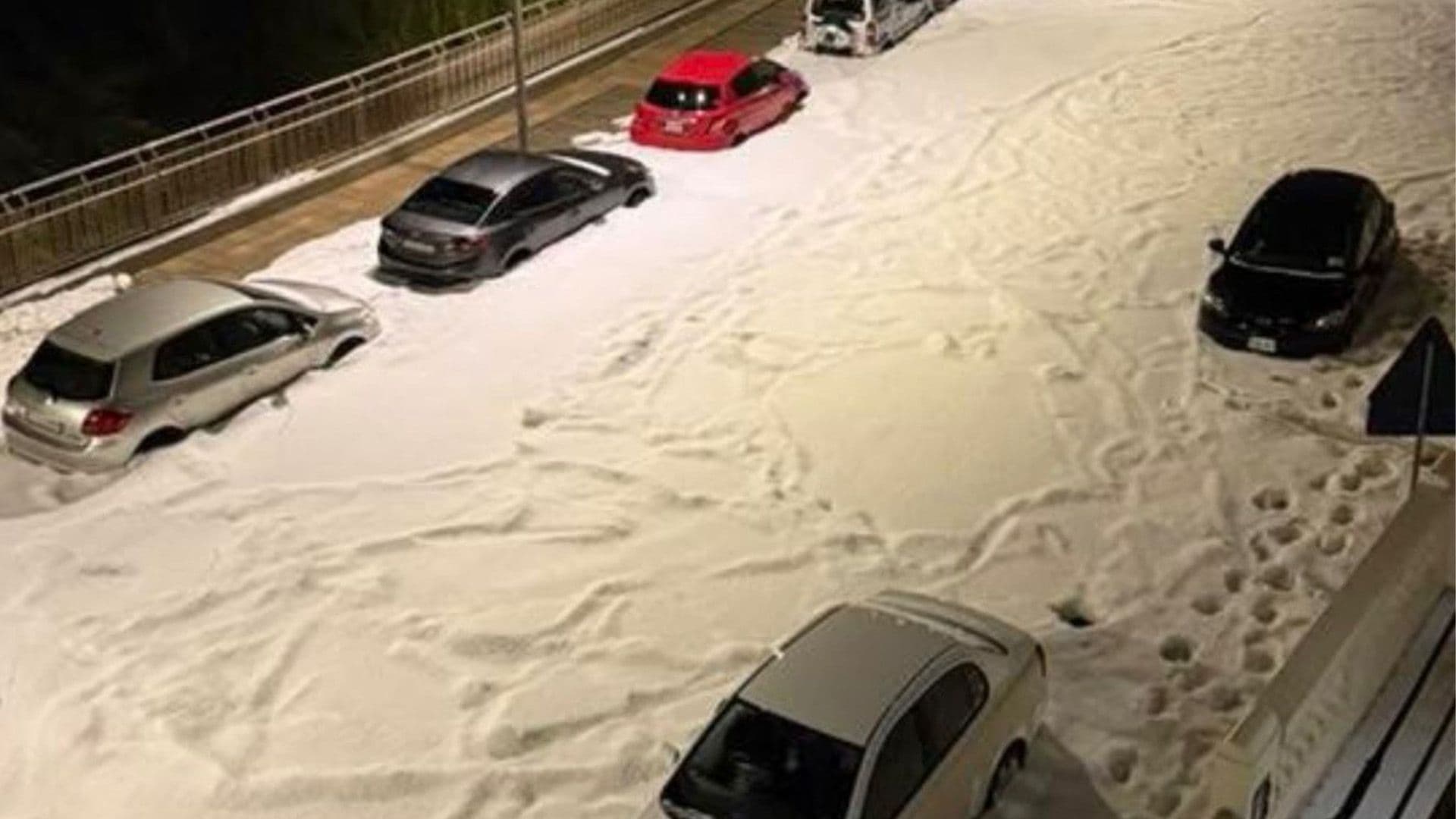 Hail Blankets Take Over Maltese Streets