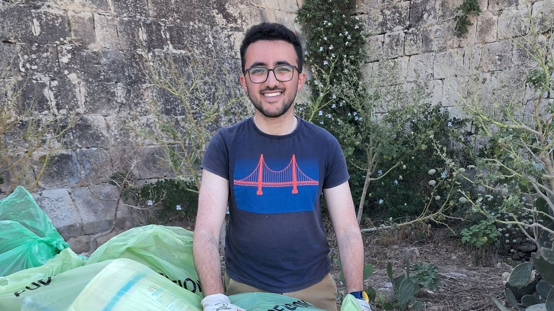 Gozitan Politician Luke Said Leads By Example During Fort Chambray Clean-Up