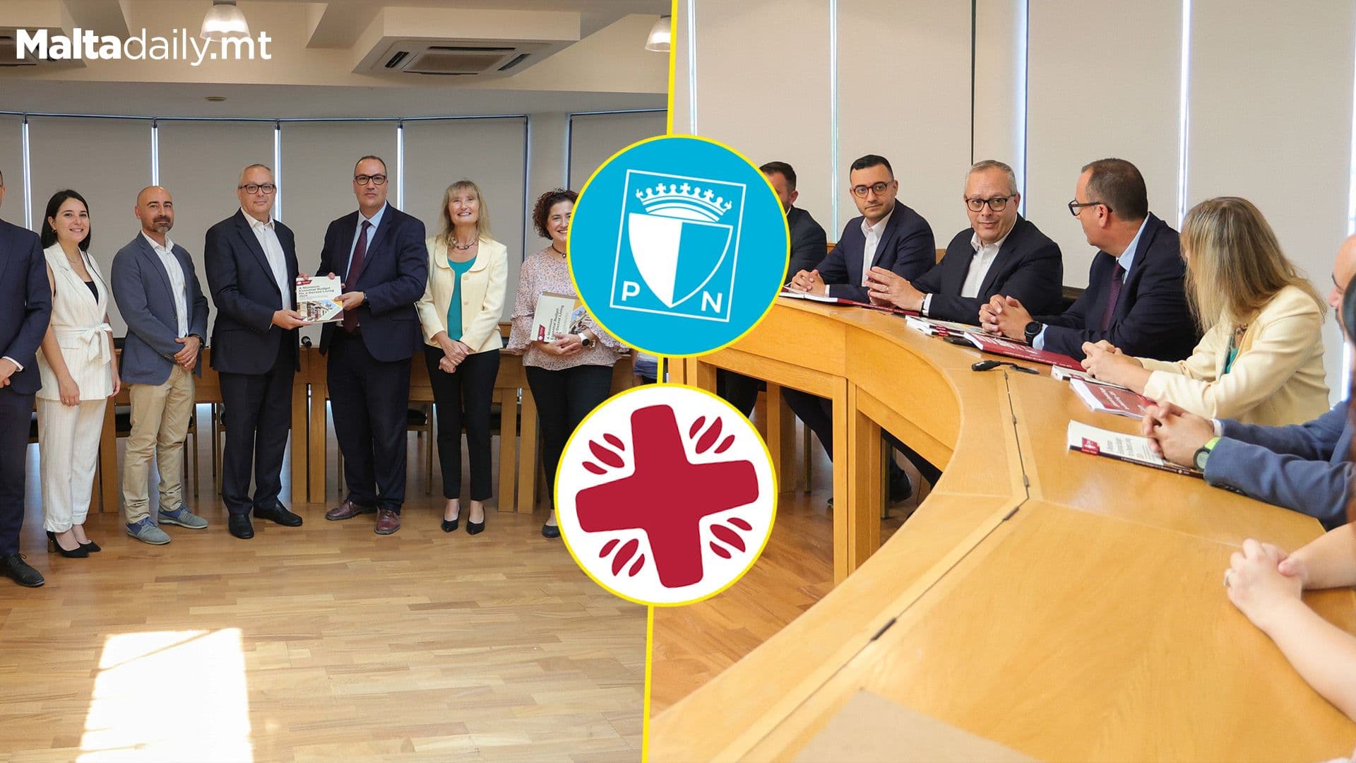 Nationalist Party Meets With Caritas Malta To Discuss Study