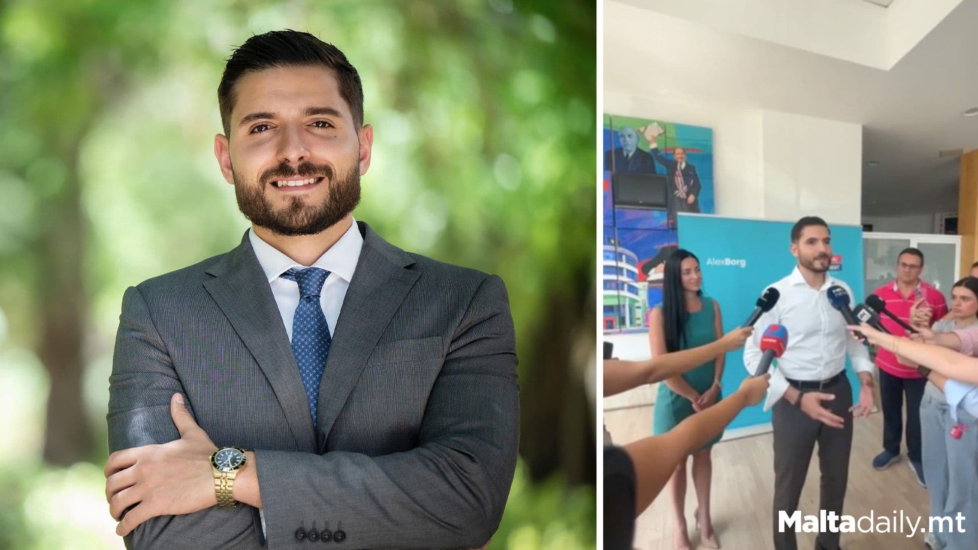 Alex Borg Has Officially Submitted His Nomination To Contest The Leadership Of The Nationalist Party