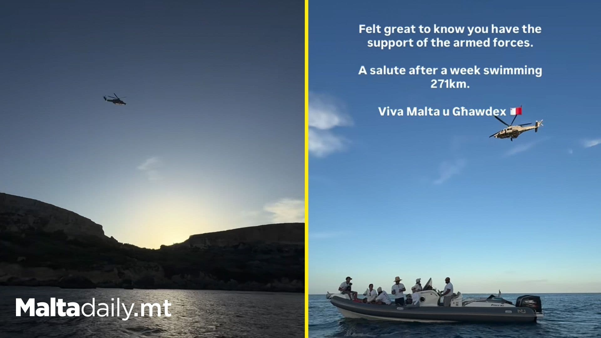 Neil Agius Salutes Armed Forces For Their Support After Gozo 7 Challenge