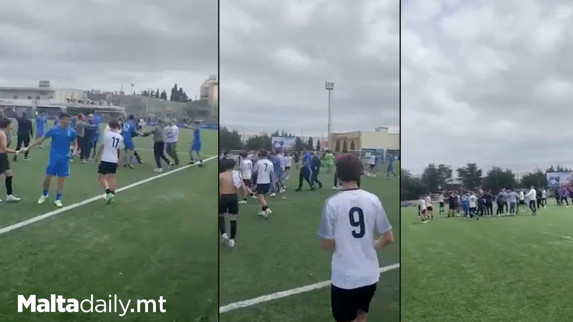 Coach-Parent Fight After Under 17 Match At Mosta Stadium