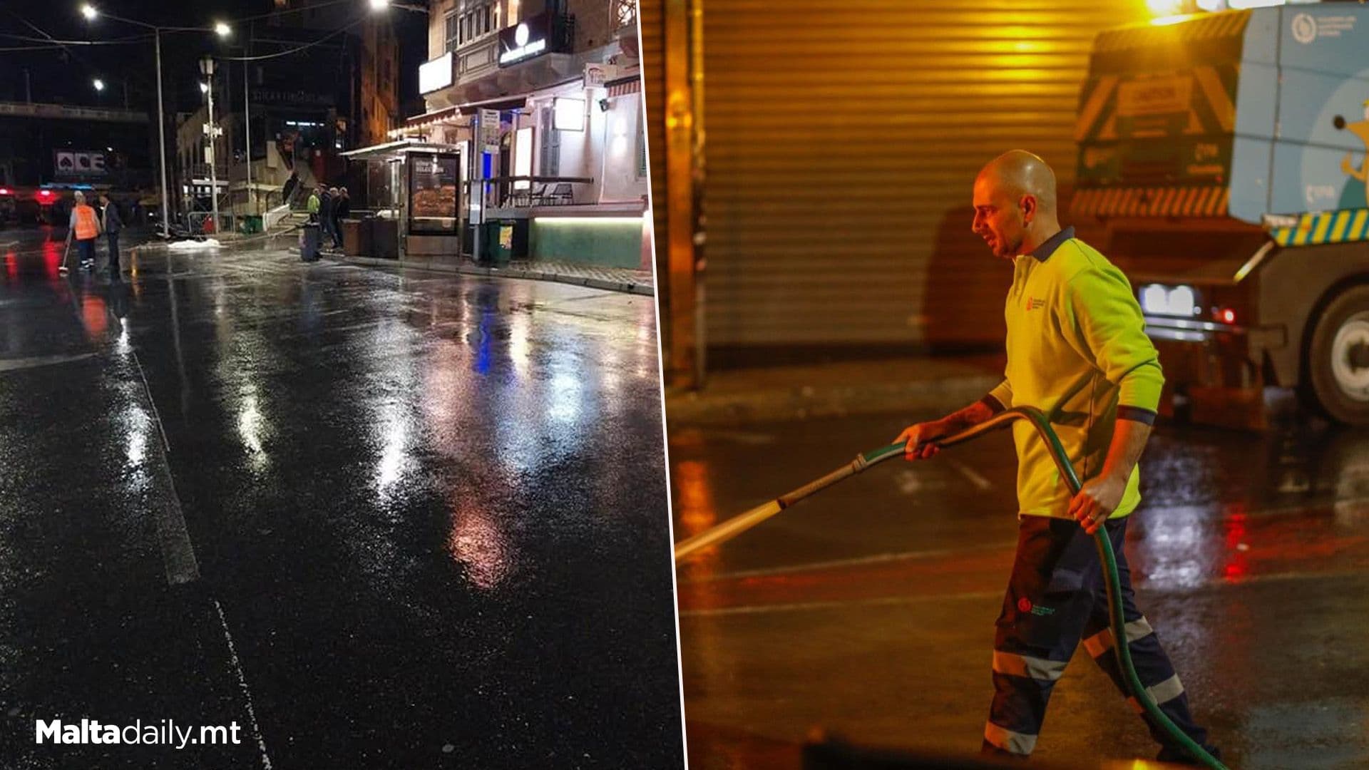 St Julian’s Streets Cleaned Up After St Patrick’s Celebrations