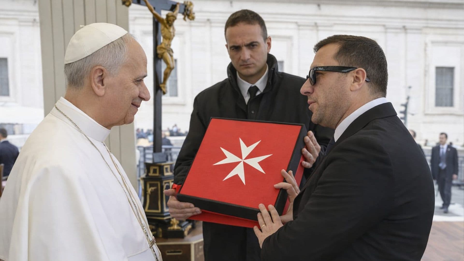 Opus Malta Gifts Monumental Collector’s Book ‘The Malta Opus’ To Pope Leo XIV