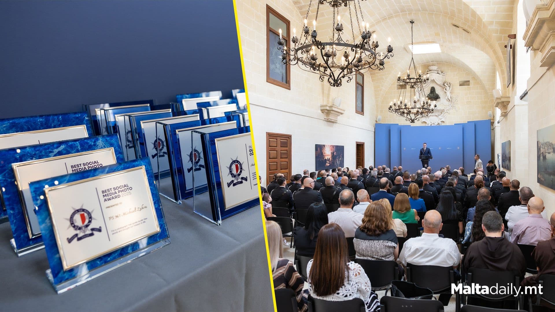 Malta Police Force Awards Ceremony Honours Service Over The Past Year