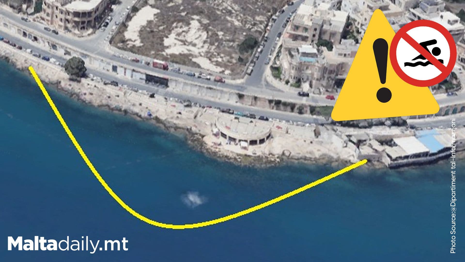 Swimming Ban Issued at Ta’ Xbiex Due to Water Contamination