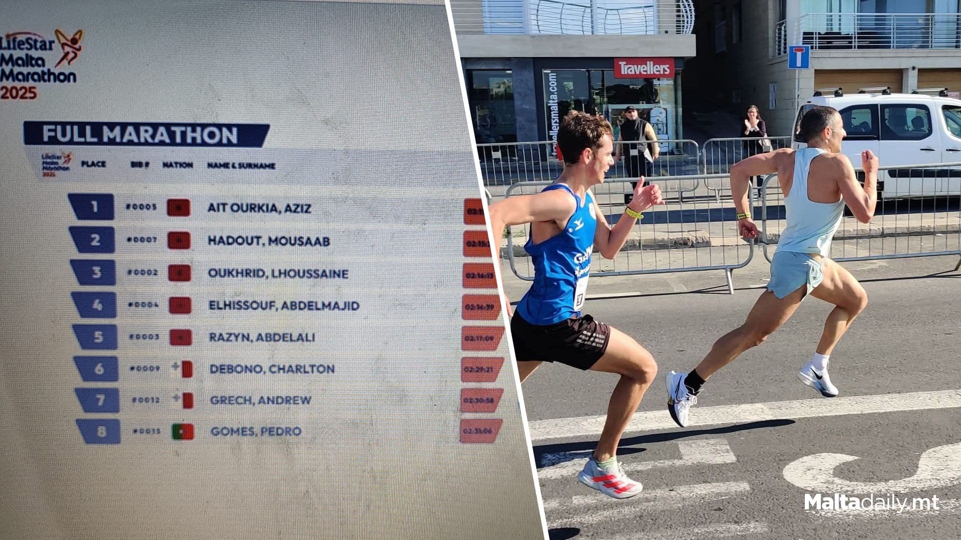 Charlton Debono 1st Maltese Finisher At Lifestar Malta Marathon 2025