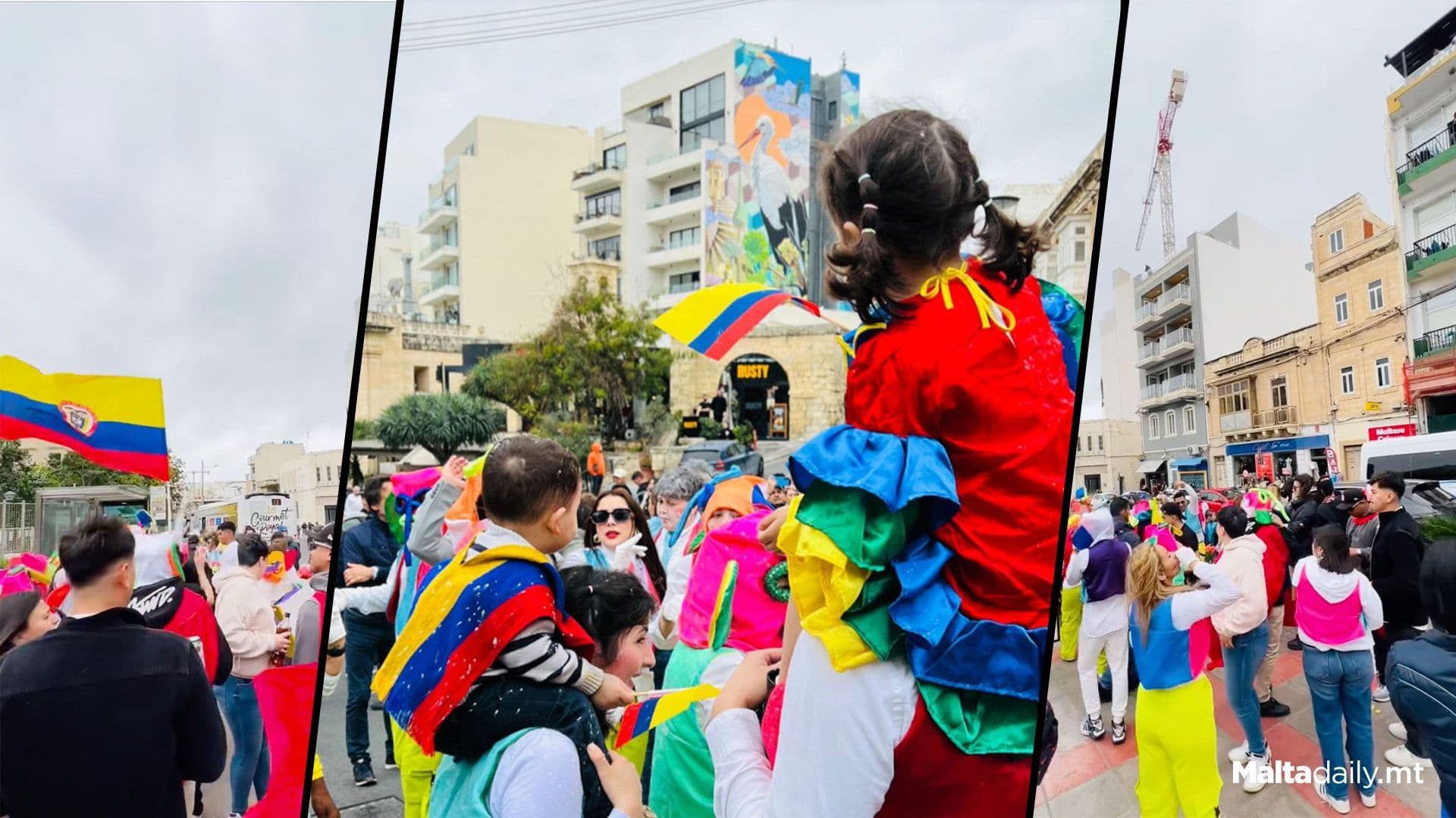 Latino Community Joyously Celebrate Carnival In St.Julians