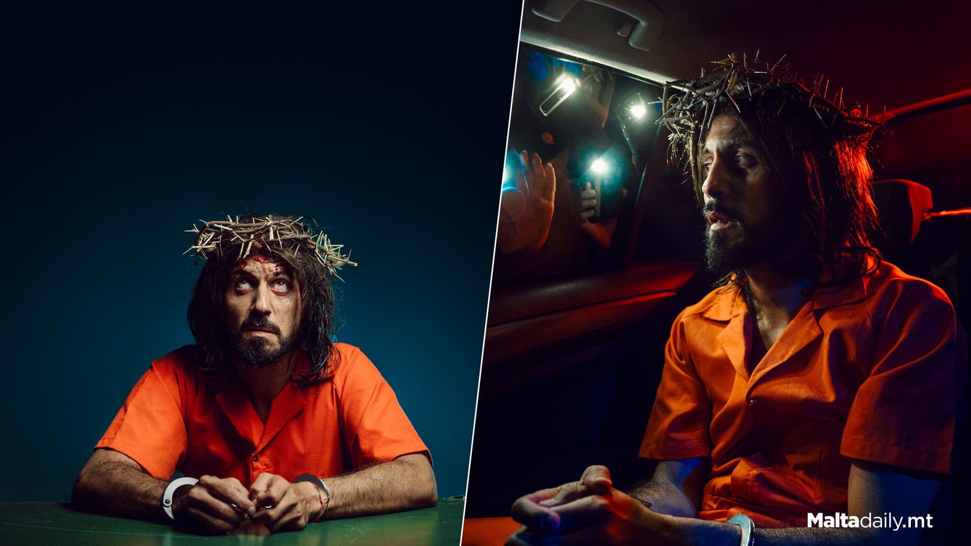 Jesus In Handcuffs & Jumpsuit Ahead Of Iconic Rock Opera