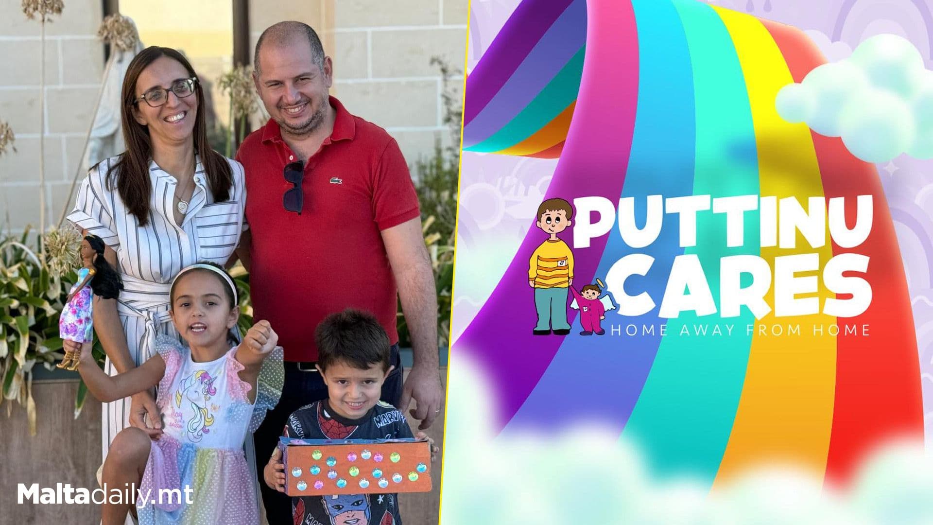 Young Siblings Raise €700 for Puttinu by Donating Their Birthday Gifts