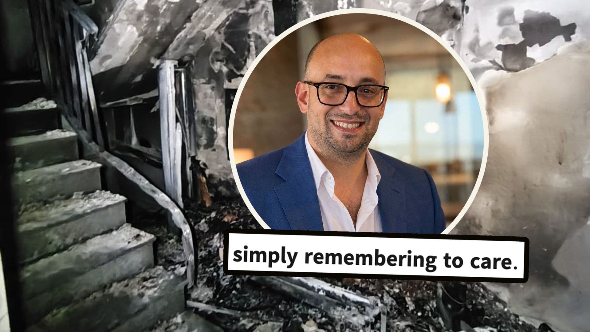 Local Psychotherapist Opens Up After Apartment Fire Forces Him & Others Out Of Home