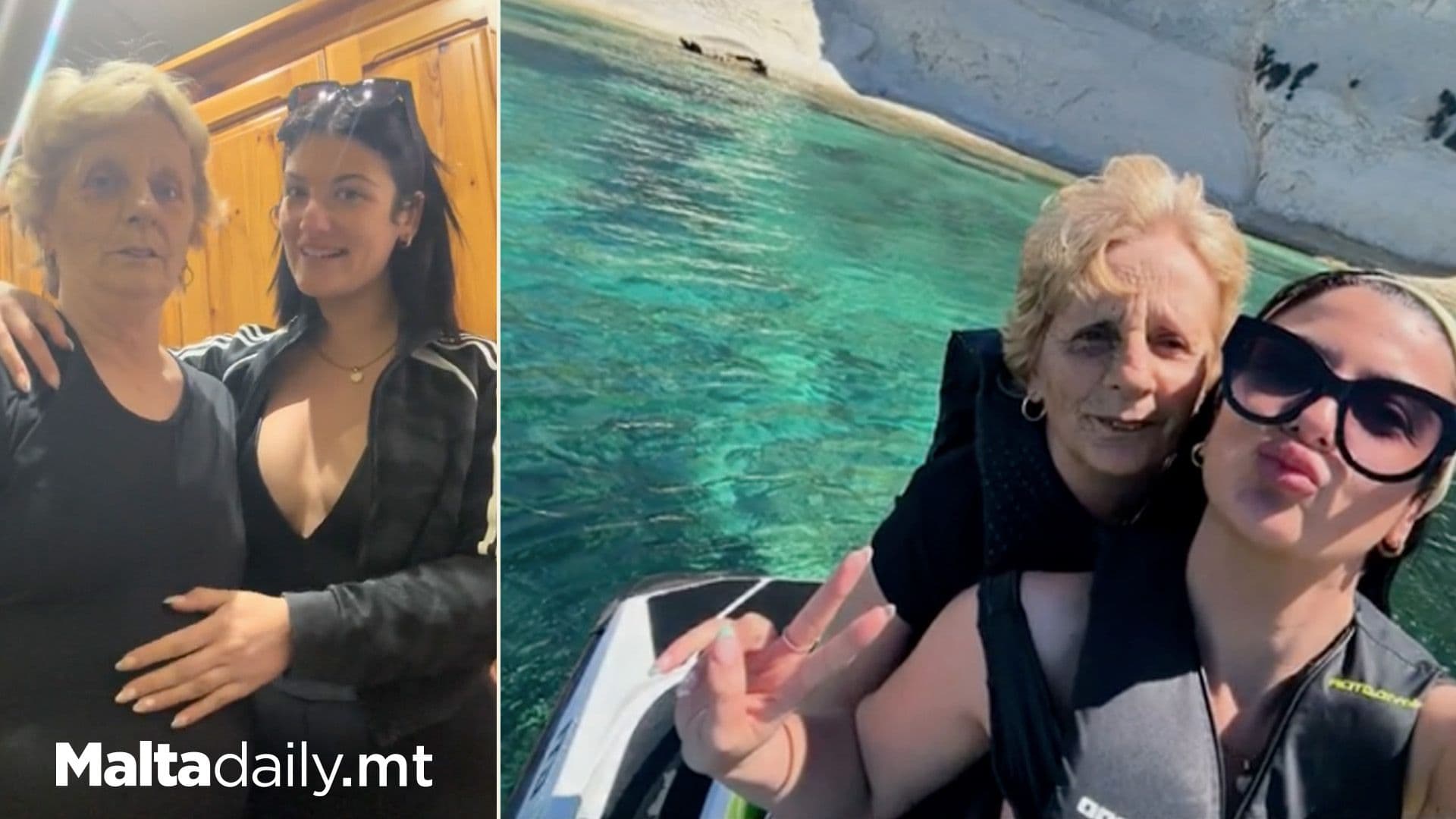 Daughter Surprises Mum With Jetski Ride