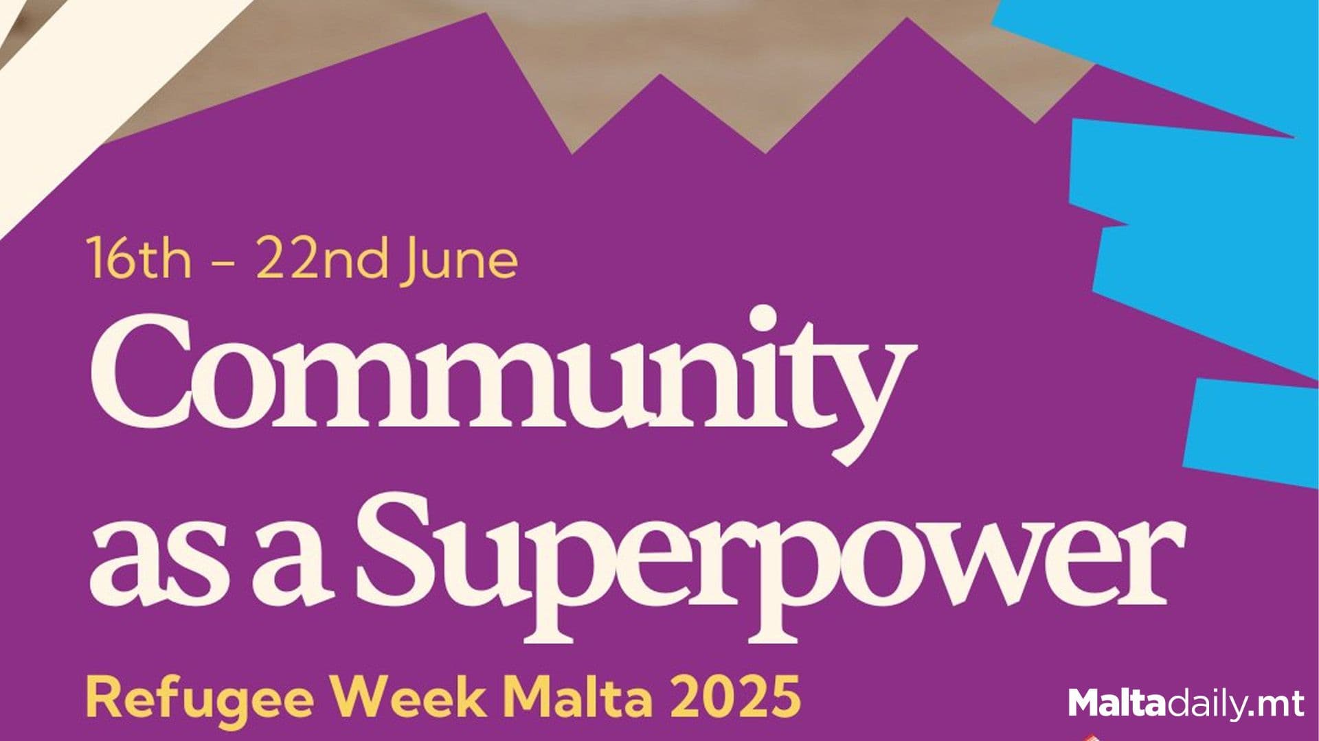 Refugee Week Malta Returns for Its Fourth Year This June