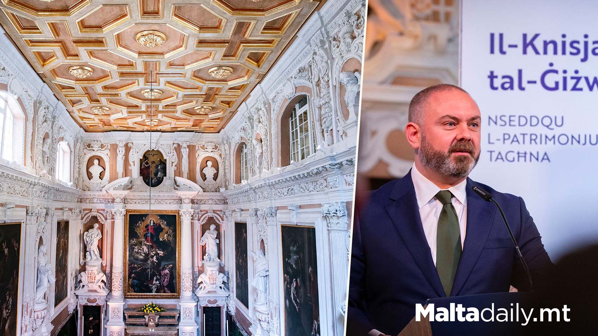 Restoration Work At Oratory Of The Honoured In Jesuit Church Inaugurated