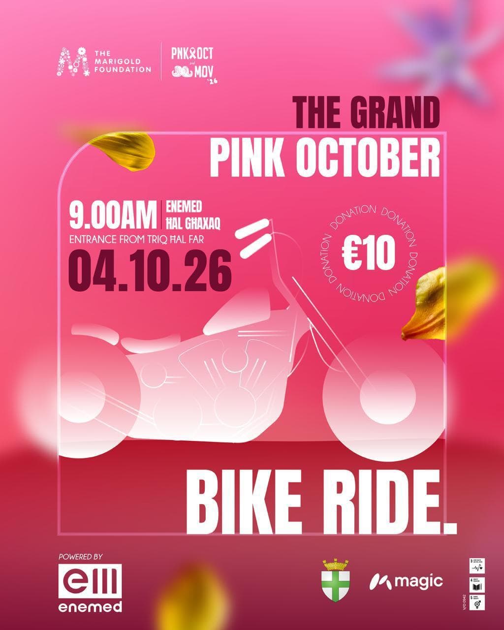 GRAND PINK OCTOBER MOVEMBER BIKE RIDE TO KICK OFF 2026 CAMPAIGN