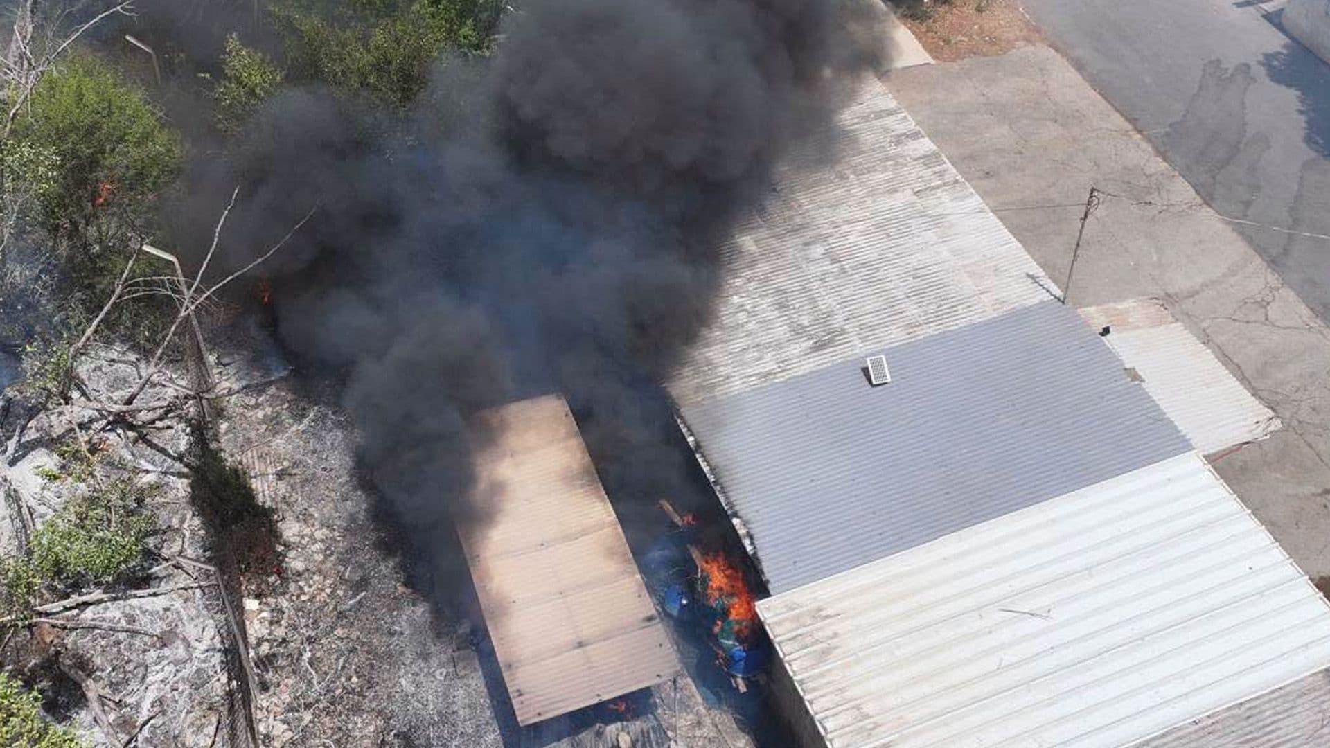 Large Grass Fire Breaks Out In Ħal Farruġ, Luqa