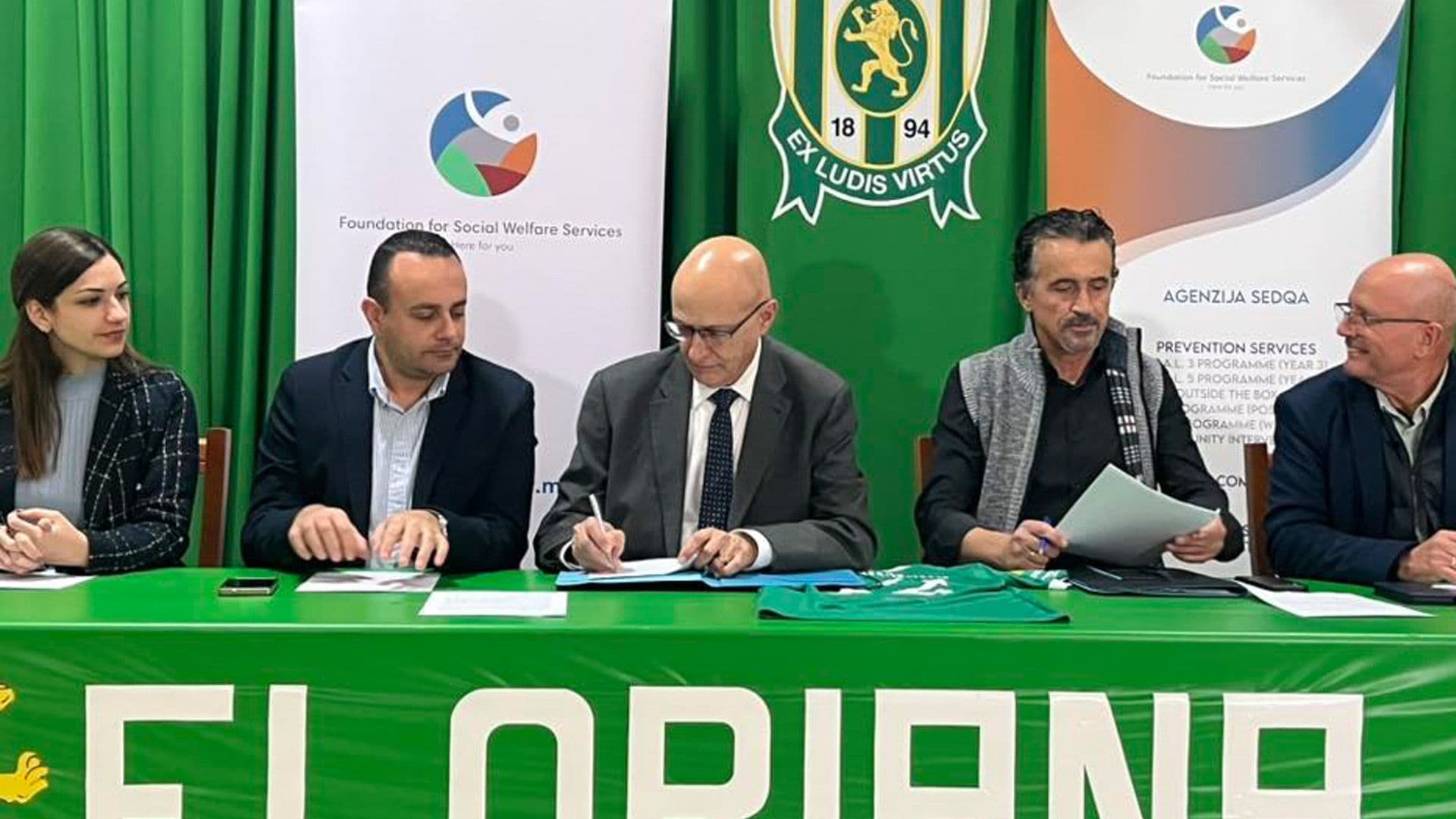 FSWS and Floriana FC Sign Agreement to Strengthen Youth Prevention and Life Skills