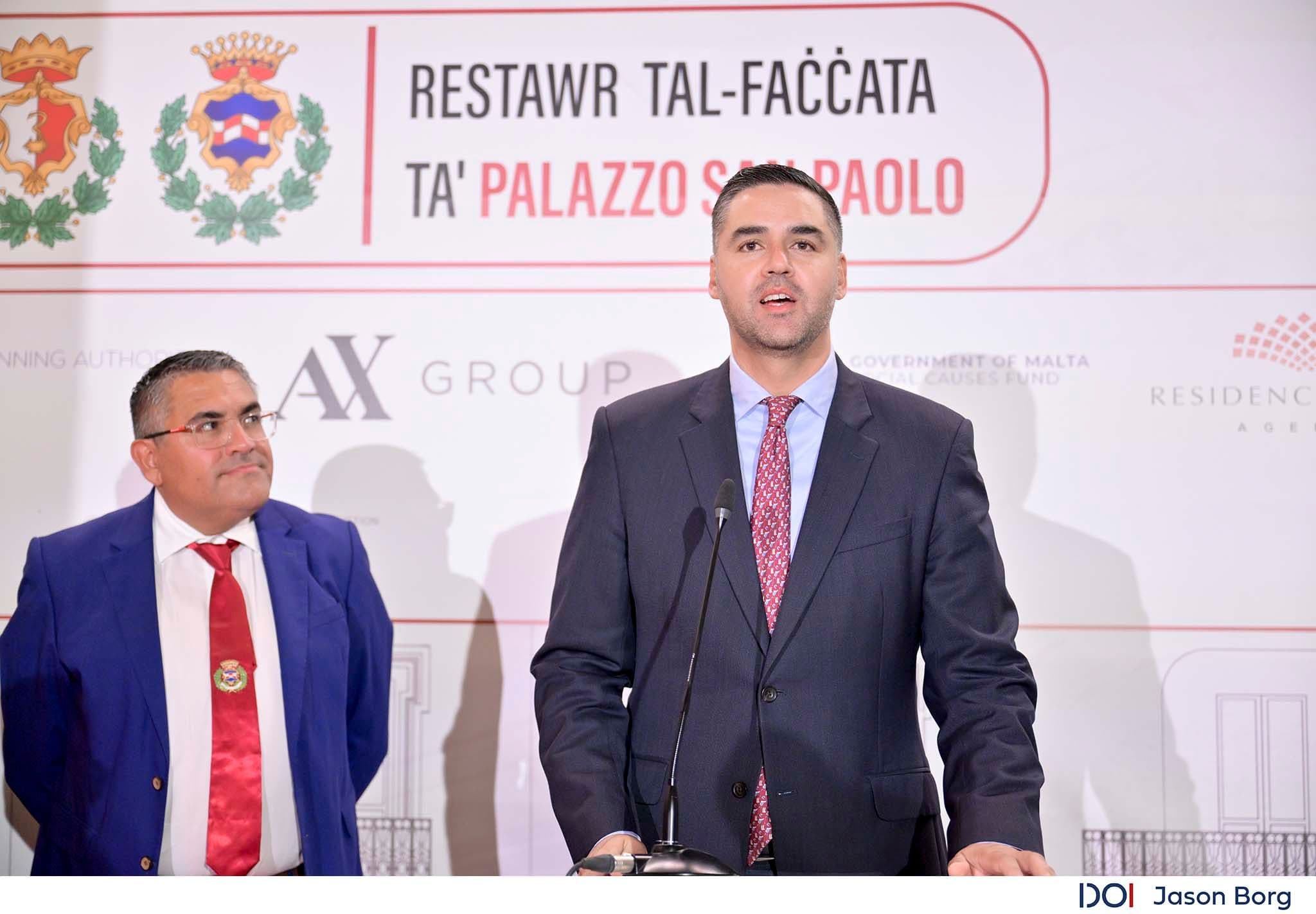 Restored Façade Of Historic Palazzo San Paolo Inaugurated In Rabat