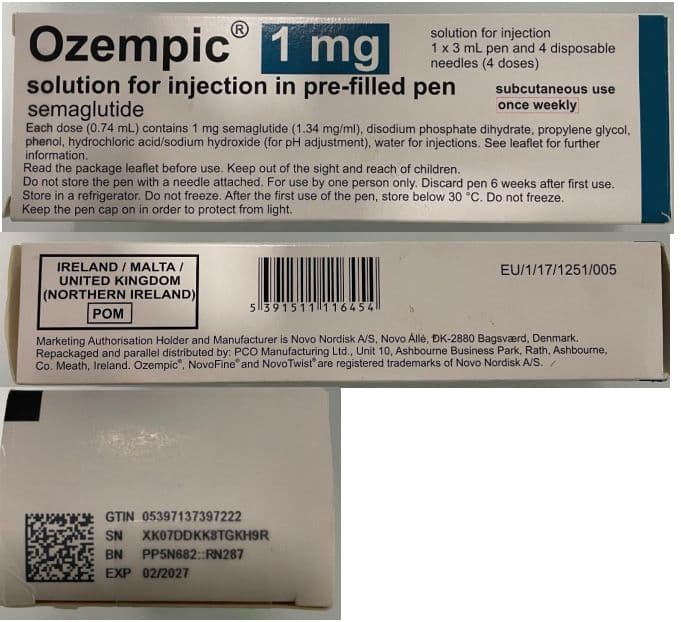 Urgent Recall Issued For Specific Ozempic Pens Batch