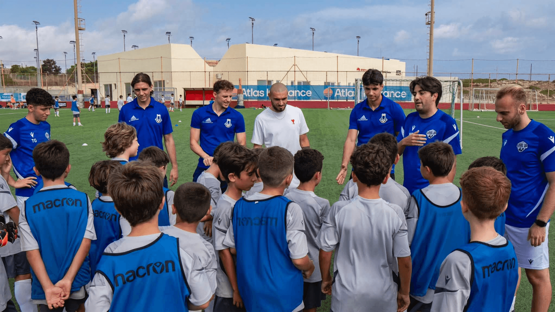 Sliema Wanderers FC Senior Players Visit LevelUp Summer Academy