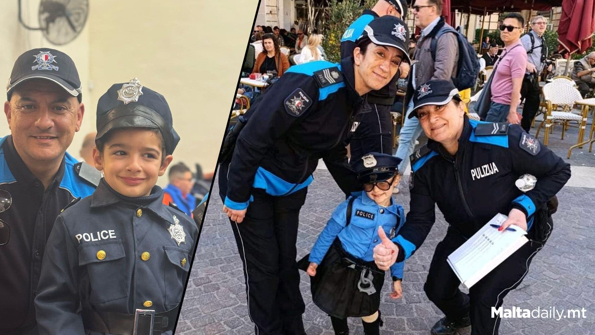 Wholesome Moments As Police Pose For Photos With Children Dressed As Them