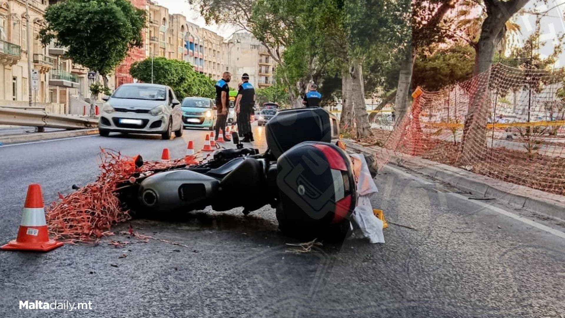 Motorcyclist Dies After Crashing Into Sidewalk In Pieta