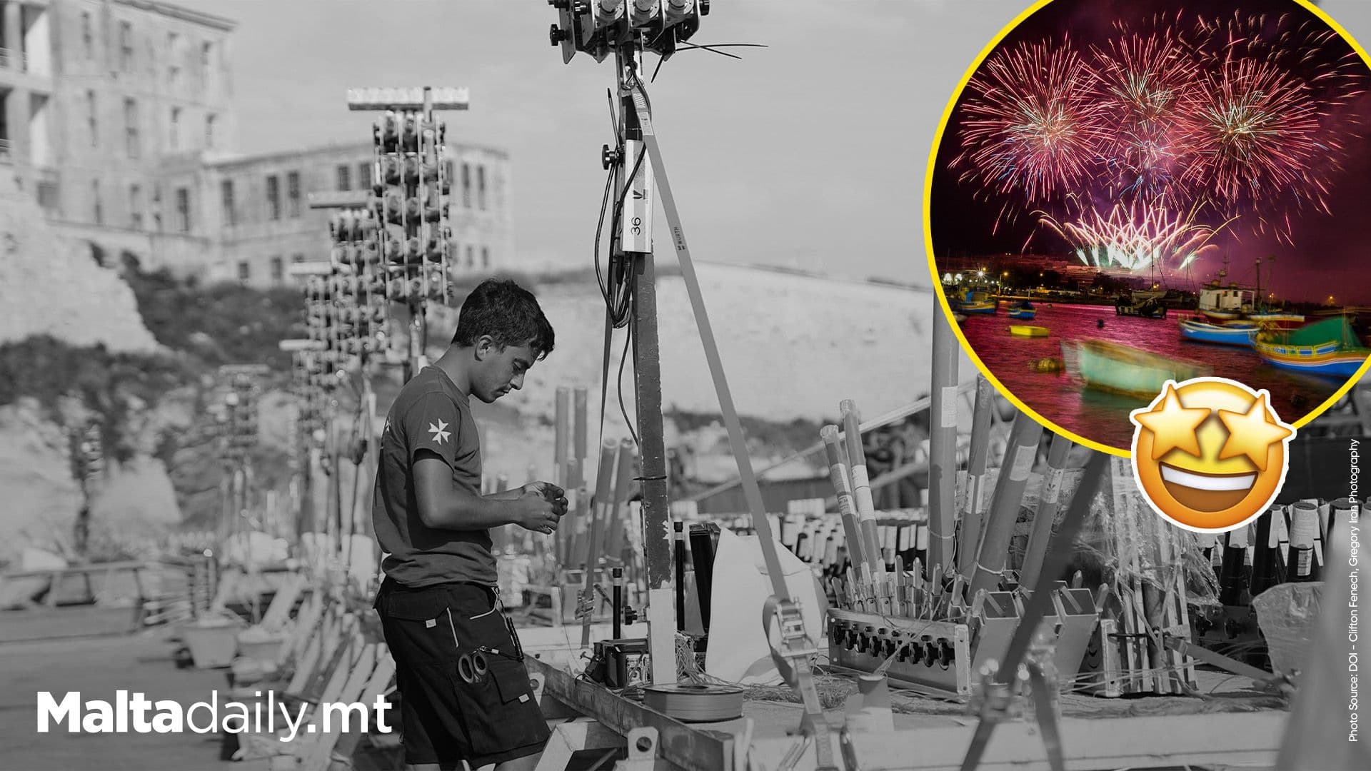 Watch BTS Of The Malta Fireworks Festival
